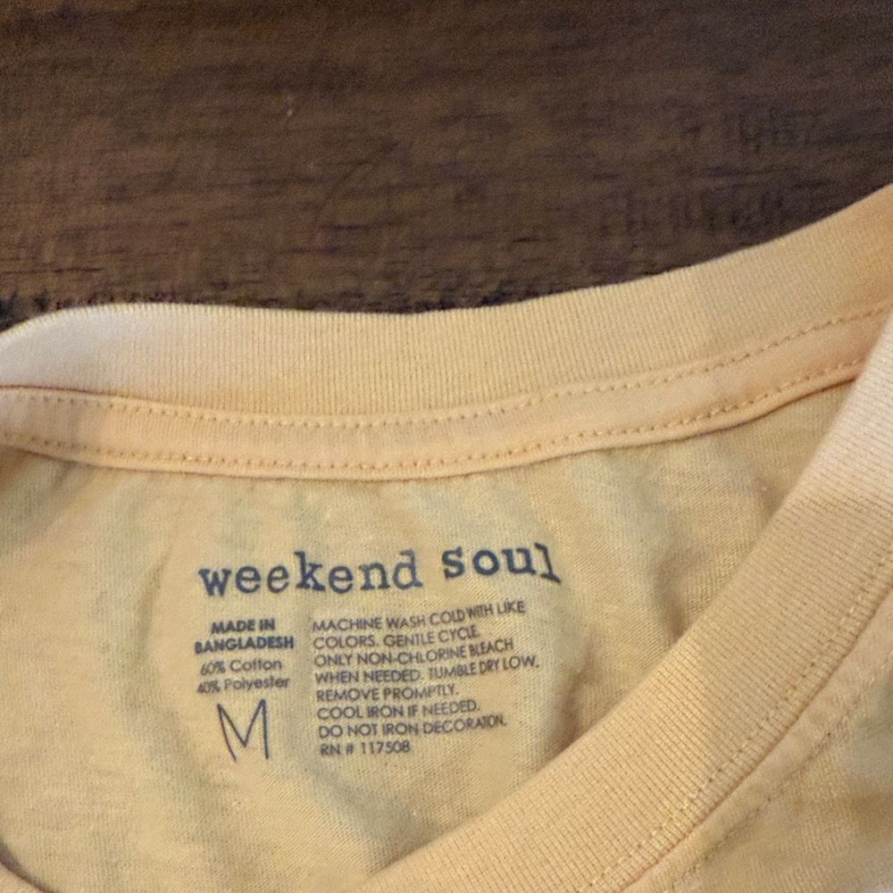 Weekend Soul Long Sleeve Top Medium - Picture 2 of 5